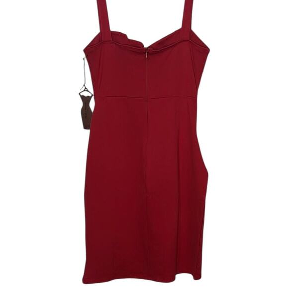 Haute Monde Chic Red Mini Dress-NWT - Picture 2 of 6